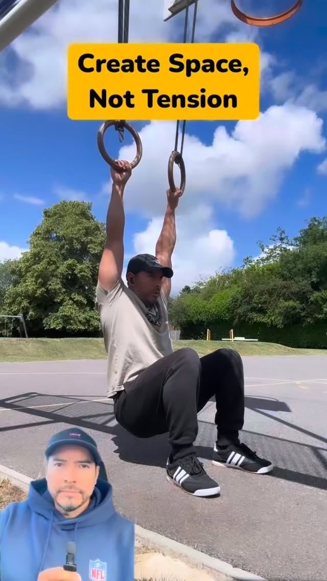 Sometimes mobility is not about pushing harder.
It’s about creating space inside the body again.
This ring movement allows the body to expand naturally through motion.
Starting from a low squat…
then extending through the hips, spine, and shoulders…
while staying connected through the rings.
There’s something very different about this kind of movement.
It doesn’t force range.
It invites the body to move with awareness.
The rings give support…
but they also reveal tension, rigidity, and disconnection.
That’s why this movement helps with:
✔ Mobility
✔ Decompression
✔ Posture
✔ Body awareness
Over time…
movement starts feeling lighter and more natural again.
Not because the body is weaker…
but because it stops resisting movement.
This is the Grounded Method.
👉 If you want to move with more freedom and less rigidity, I offer 1:1 coaching — DM me “GROUND”.
#posture #ringsmobility #movementfreedom #bodycontrol #functionalmovement