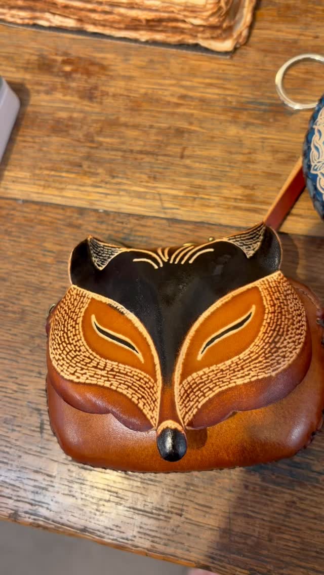 Beautiful handmade, leather, three-dimensional, coin, purses what a great way to organize all of your spare change! Thereās a zipper enclosure with the removable wrist strap very special! Hand dude and hand tooled #mainstreetmiddlebury #womanownedbusiness #Handmadeleathercoinpurse #genuineleather