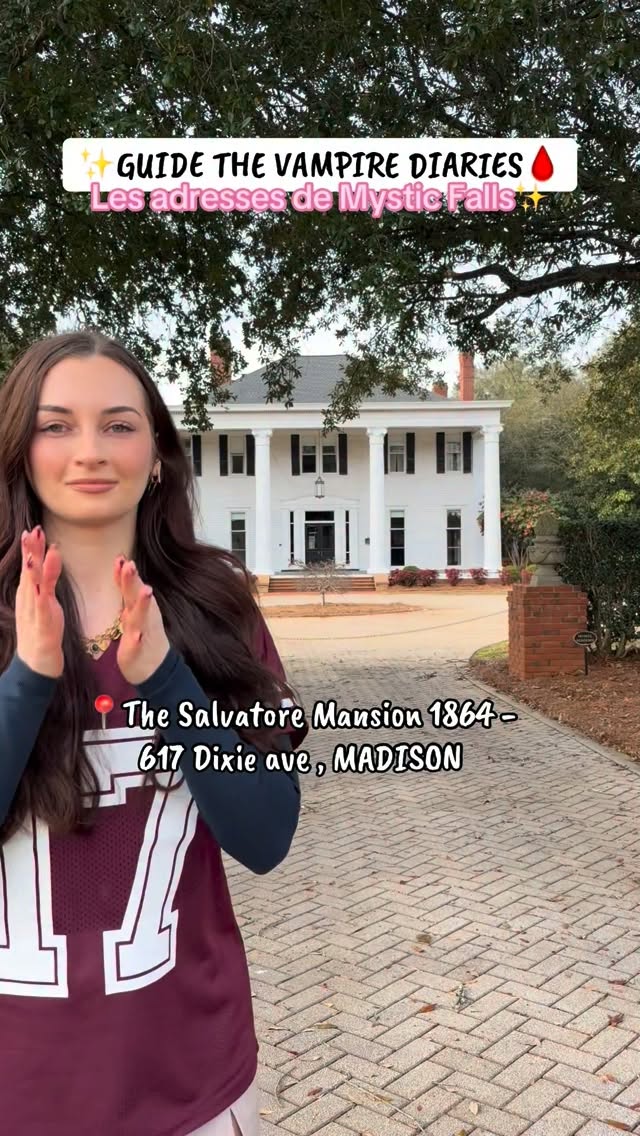 La dernière partie des adresses des lieux de tournage ici 🥹🫶🏼 #tvd#thevampirediaries#mysticfalls#elenagilbert#damonsalvatore