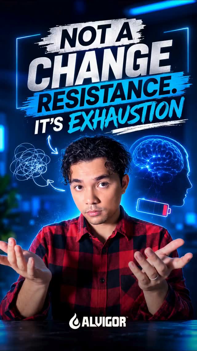 Your employees aren't resisting change. They're exhausted.
In Singapore, 58% of workers fear AI will replace them within 2 years. 72% are burned out. And nearly 4 in 10 expect job loss within the next 6 months.
That's not resistance. That's a workforce running on empty.
Before your next transformation programme launches, ask yourself:
✅ Do my people feel psychologically safe?
✅ Are they equipped, or just informed?
✅ Am I pacing this change, or just pushing it?
The organisations winning at transformation today aren't moving the fastest. They're moving with their people.
Follow ALVIGOR for expert insights on Change Management, workforce transformation, and people leadership. Built for the challenges Singapore organisations face today.
👇 Save this post if you lead people through change.
#ChangeManagement #PeopleLeadership #WorkforceTransformation #HRLeaders #FutureOfWork #Singapore #AIandWork #EmployeeExperience #OrganisationalChange #ALVIGOR