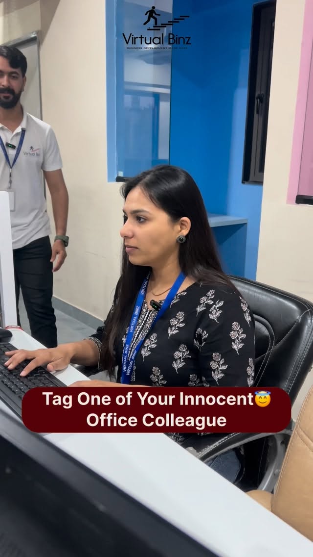 Tag One of Your Innocent Office Colleague!!
#virtualbinz #lifeatvbz #virtualbinzreel #officemoments #officevibes
