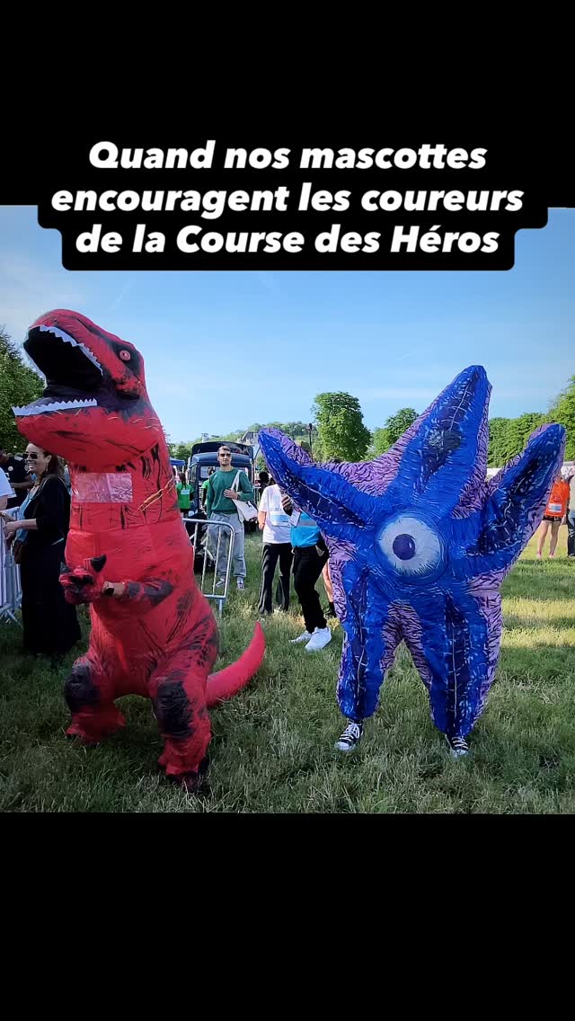 Les Mascottes de Cap Handi Cap toujours là pour vous soutenir à la @coursedesheros
#autisme #handicap #caphandicap #association #coursedeshéros