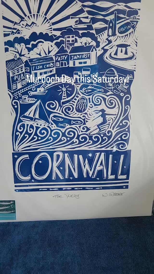 Getting set for Saturday!
Murdoch Day in Redruth, lots on as well as the market. Give it a google!
Redruth prints are drying and the teatowels and bags are already packed 😊
@discoverredruth
#MurdochDay
#redruth
#prideinourcommunity
#cornwall