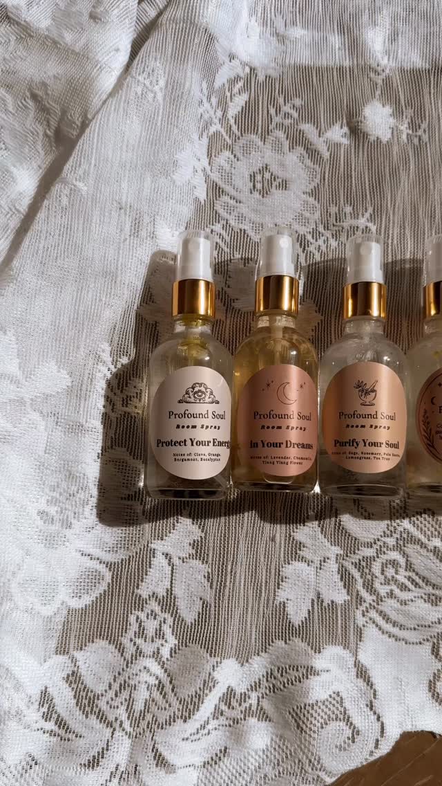 A little energetic refresh for your space, your rituals, and your spirit ✨
All of our room + aura sprays are officially back in stock online and at Rooted Ritual Apothecary!
🌿 Here, Now — for grounding and coming back to the present moment
🖤 Protect Your Energy — for boundaries, protection, and energetic cleansing
🌙 Purify Your Soul — for clearing stagnant energy and inviting renewal
🌕 Full Moon — your ritual companion for release, intention setting, and manifestation
💭 In Your Dreams — a calming blend to help you unwind and drift into rest
Whether you’re refreshing your home, preparing for a ritual, or simply creating a moment of peace in your day, there’s a spray waiting for you.
Available now at profoundsoul.com and at Rooted Ritual Apothecary ✨