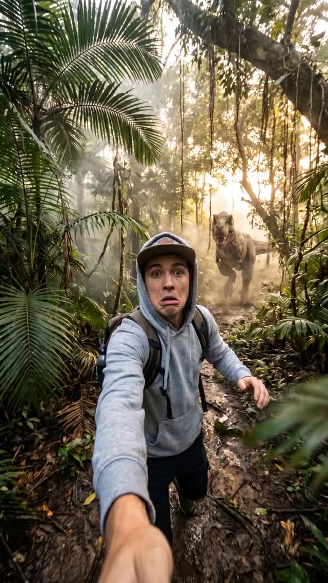 Run run run… Run way from the boring contents
#dinosaur #pov #running #explore #instagram