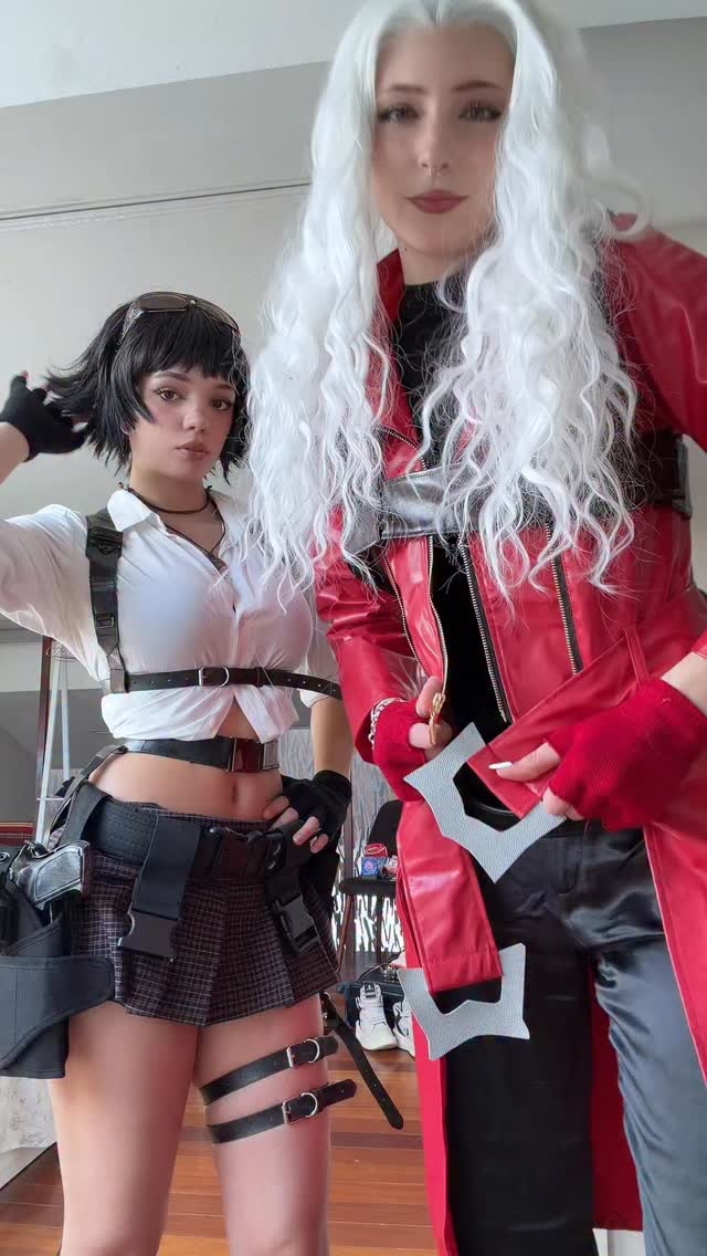 PUT YOUR HANDS UPPPP @fbi4gentt #devilmaycry #dante #lady #cosplay #dmc