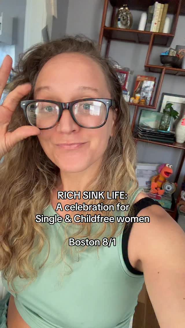 Single income, NO KIDS! No moms, no partners just a celebration for single and childfree women.
Join us on 8/1 for RICH SINK LIFE!
#single #childfree #childfreebychoice #childfreelife #childfreelifestyle