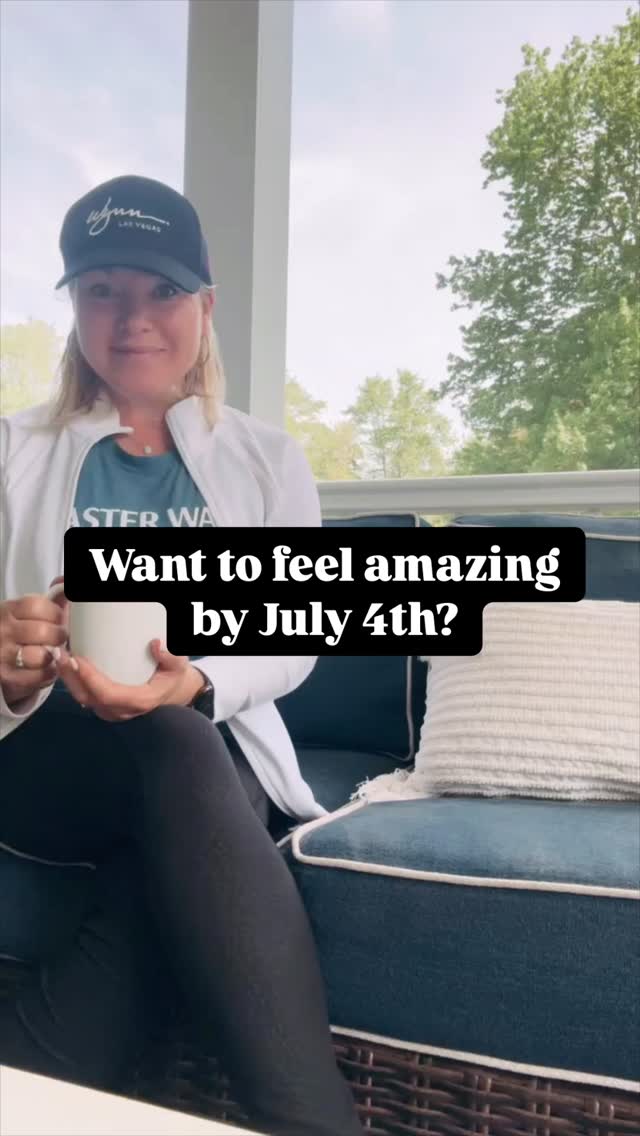 Three simple habits that can make a big difference in how you feel this summer. ☀️
No extremes. No detoxes. No starting over every Monday.
Inside my 6-week coaching program, I'll show you how to make these habits fit your real life—even with vacations, cookouts, and busy schedules.
✨ Starts June 15
✨ Women 45+
✨ $40 off with code SUMMER40
Drop a 💛 or the word SUMMER or send me a message if you'd like all the details! spots are filling quickly