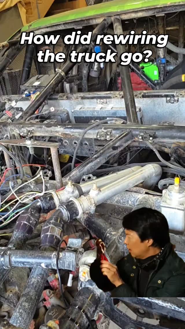 Recovered footage from when we rewired the truck! Well we did finished it...
#wiring #comedy #wireharness #wires