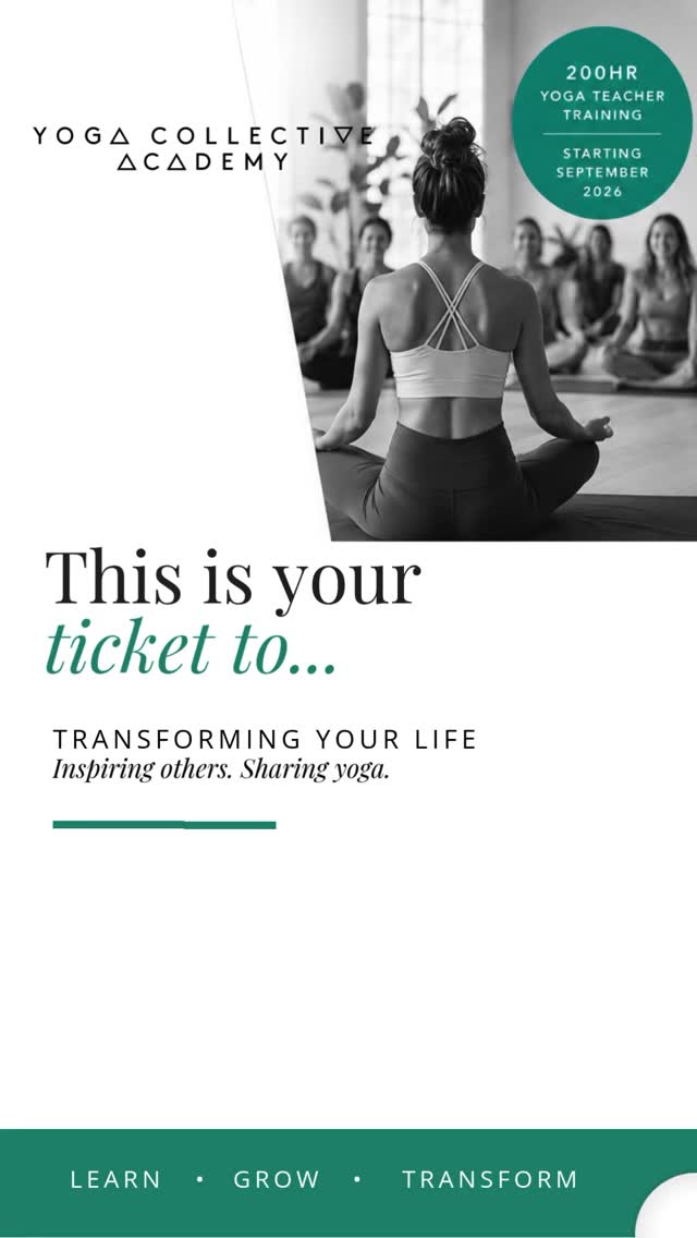 🎟️ This is your ticket to...
🧑🧑🧒🧒 More time for the things that matter
🌎 A skill you can take anywhere in the world
💻 A career that works around your life
🪷 More purpose in the work you do
👉 Our 200HR Yoga Teacher Training starts 04 September ‘26.
🎓🧘♂️One course🧘♀️📚Four qualifications 🧘🙌
∆ 200hr Ashtanga Vinyasa
∆ 20hr Rocket Yoga
∆ 20hr Hot Yoga
∆ 10hr Yoga Anatomy & Physiology
📋Part-time course • In person only
The question isn’t whether you’re ready 🤔
The question is where could this ticket take you 🗺️
#yogacollectiveacademy #yogateachertraining #youryogajourney #yogapro #yogaschool