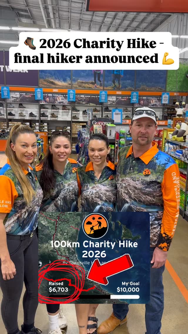 🔥 BIG NEWS! 🔥 Our final hiker for the 2026 Charity Hike has been announced! 🥾💙
Welcome Rebekah Lambert to the team taking on 100km across June 27 & 28 for the Cowboys Community Foundation! 💪
🙌 We’ve already raised $6,700 on our way to our $10,000 goal! 🎯
There’s still plenty of time to donate and help us smash it! 👊
💙 Link below 👇
http://cowboysfoundation.org.au/the-hike