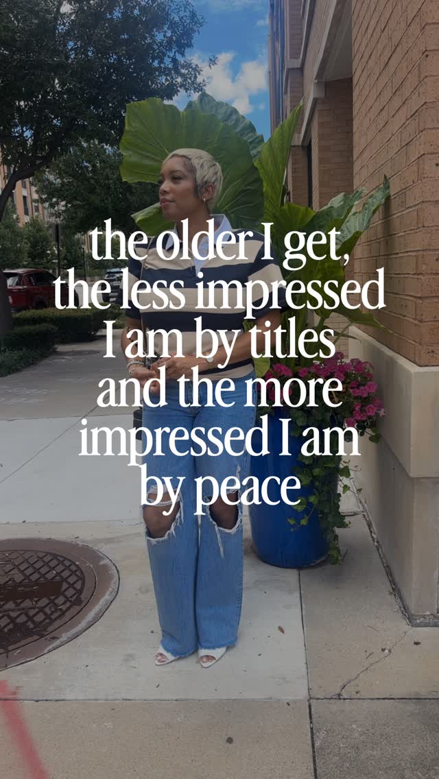 I used to think success would feel like arriving.
now I think success feels more like alignment.
sleeping well.
being present.
having options.
protecting your peace.
the older I get, the more valuable that becomes.