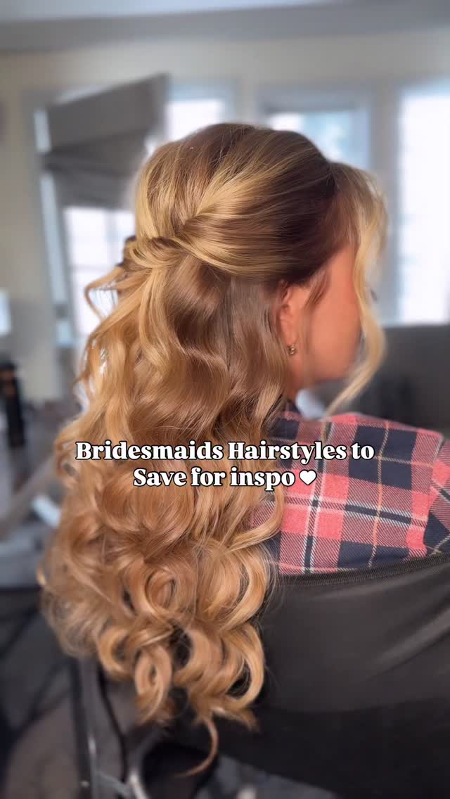 a style for everyone on all hair types 🫶🏼✨ save these gems for your next event! #bridesmaidshair #hairstylesforwomen #weddinghairstylist #bridalhaireducation #weddinghairinspo