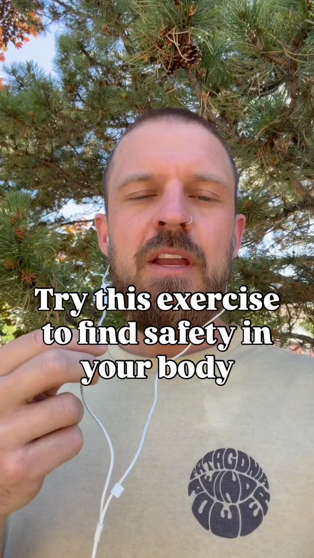 Here’s the exercise:
1. Go outside and let your eyes scan until they find something that is pleasing to look at.
2. Let your eyes rest on that object and feel the pleasantness it brings.
3. Feel the pleasant sensation transmit between you and the object.
4. Notice what it feels like on the inside of your body. Notice what it feels like on the outside of your body.
5. Check in with your eyes and see if your body invites you to close them.
6. If it does, let your eyes close.
7. If it does not, stay present with the pleasant object and wait.
The goal is not to close your eyes. The goal is not to close your eyes; the goal is to see if getting calm enough and attuned to the object invites them to close on their own.
Try this in different settings at different times, and see what happens.
#safety #mindfulness #feelingisfreedom #outdoors