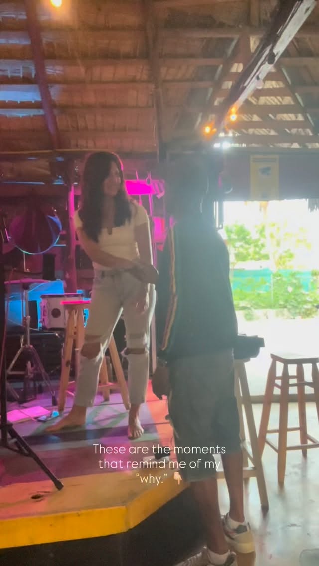 …Because there’s nothing comfortable about me rolling up with my mic 🎤 stand and my little sound system 🫣😂 and stepping into this new live music chapter.
It’s cozy in the recording booth😁. I always have producers to stroke my ego and tune my voice just right.
But here? Up on a stage with no filters? Just my raw voice baring my raw soul and no one to catch me if I miss a beat, lyric or perfect pitch?
That’s the Jess operating from ego 👆🏼,
the self-centered pu$$y forgetting who I AM; God’s girl, Feminine Divine, Shakti energy, who can kill a whole MF village of demons with her teethe if someone crosses me or mine😌.
I’m here to love and my metric is to convert hearts and souls. To make one person feel a little more seen, a little more understood because life is fuc$ing tough enough.
While others look at views, likes, followers and sales conversions, Imma be looking to the Bible:
Matthew, Chapter 5, Verse 14-16:
“You are the light of the world. A city set on a hill cannot be hidden…Nor do people light a lamp and put it under a basket, but on a stand, and it gives light to all of the house. In the same way, let your light shine before others, so that they may see your good works and give glory to your Father who is in heaven.”
Shifting my mindset to embody this feels way better than if I’m going to fill a room or be liked. Instead, I’ll ask, can I touch another heart? Would Jesus or Bob Marley approve of this? 😁
I hope my mental gymnastics 🤸 help you too.
Are you hiding some aspect of your light ✨ based on an irrational fear? Can you reframe it so it’s in the service to others versus yourself? ❤️🔥