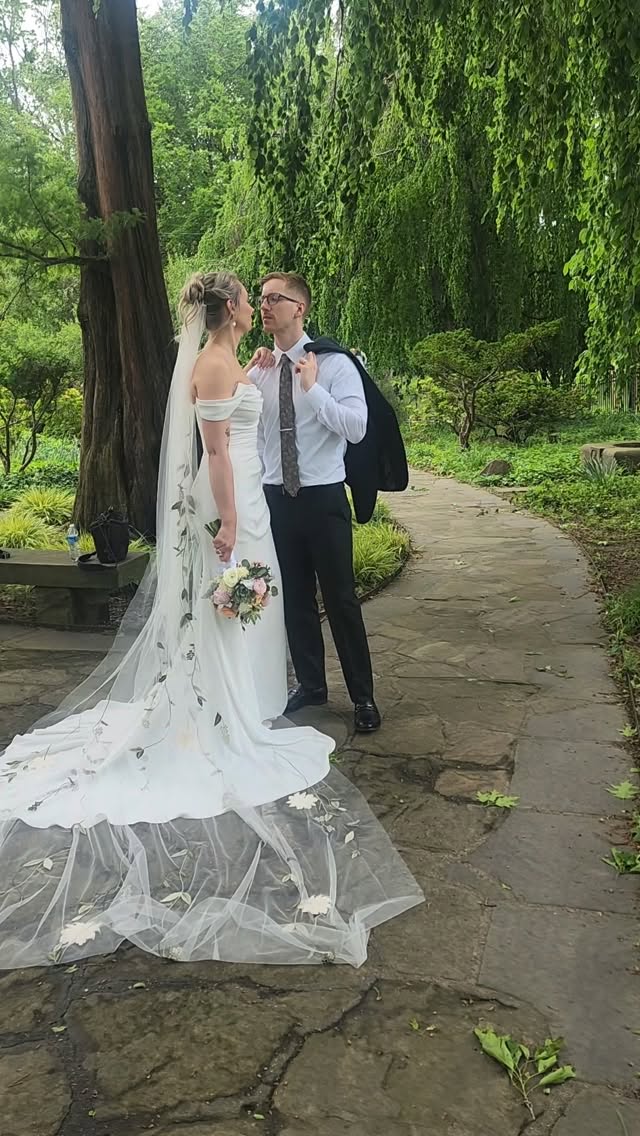 Jillian and David had a stunning intimate ceremony at @rockefellerparkgreenhouse in Cleveland. @kscruciphotos captured the day beautifully, as always. Cheers to a lifetime of happiness, you two 💍🤍
#clebride #clevelandwedding #engagedincle #rockefellerparkgreenhouse #greenhousewedding