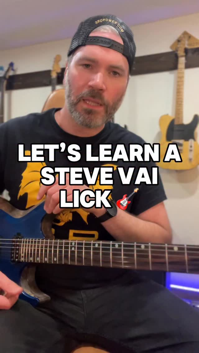 A beautiful shreddy and melodic lick from the legend @stevevaihimself 😮💨🤘🏻🎸
#guitar #music #guitarlessons #lesson #guitarlesson