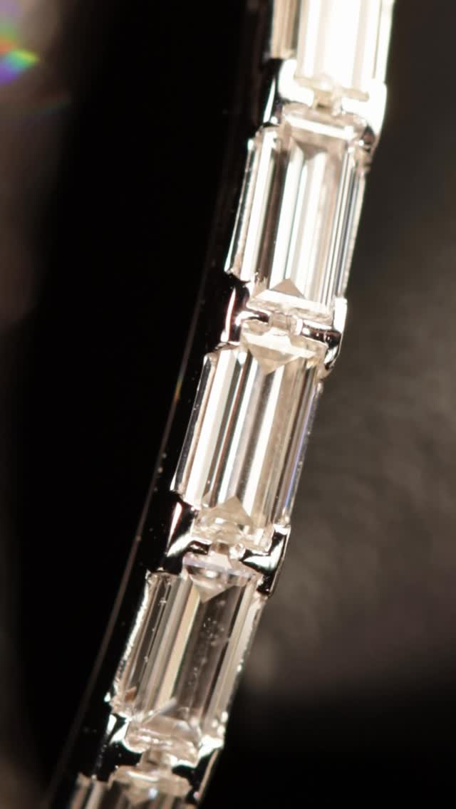 The baguette cut was invented in 1925. It was inspired by the architecture of New York skyscrapers. Someone looked at a building and decided to put it on an ear.
The Art Deco movement changed everything. Architects were designing buildings with clean vertical lines, sharp geometric forms and rectangular windows that rose floor by floor in perfect repetition. Jewellers were watching. The baguette cut took that same principle and applied it to a diamond. Long, rectangular, clean edges, no curves. A stone that looked like it had been drafted on a drawing board rather than cut from the earth.
Set into a hoop, where every stone must follow a curve, the baguette does something entirely its own. Each rectangular face tilts slightly against the next, producing a line of light that travels continuously around the full 3.5 centimetre diameter. 42 baguette-cut diamonds in F-SI, 4.00 carats total, set into 18-carat white gold weighing 10.1 grams for the pair. A cut born from architecture, worn as jewellery, still as relevant as the buildings that inspired it.
By private appointment only.
The BrandZ — A Luxury Experience.
#thebrandz #diamonds #jewelry #luxurylifestyle #highjewelry
