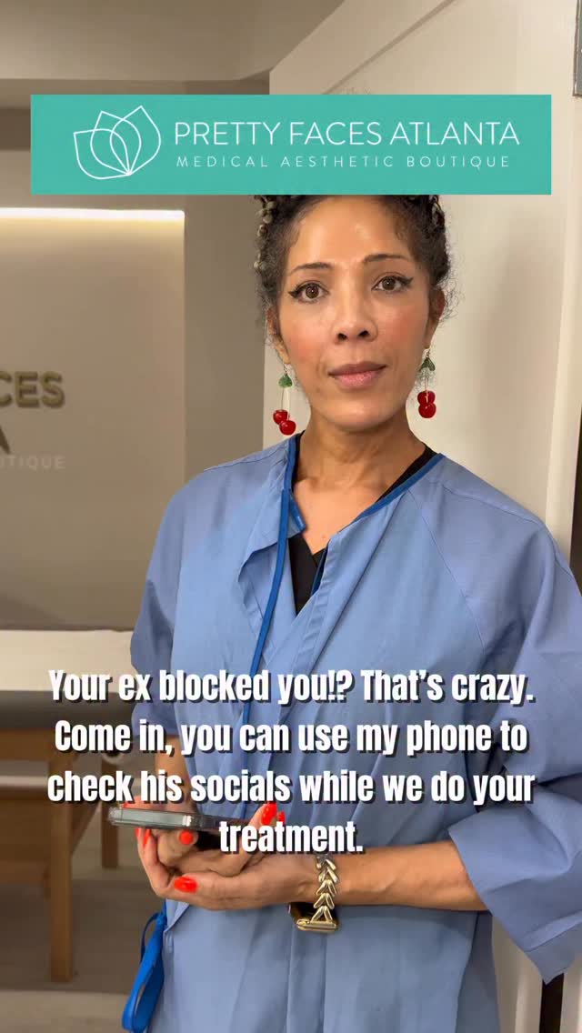 Your ex blocked you? That’s crazy. Don’t worry, sis we’ve got you covered.
Let’s get you looking and feeling flawless. DM us “GLOW” or tap the link in our bio to book your next treatment!
📍4600 West Village Place 3005, Smyrna, Georgia
#viral #fyp #relatablecontent #relatable #reels