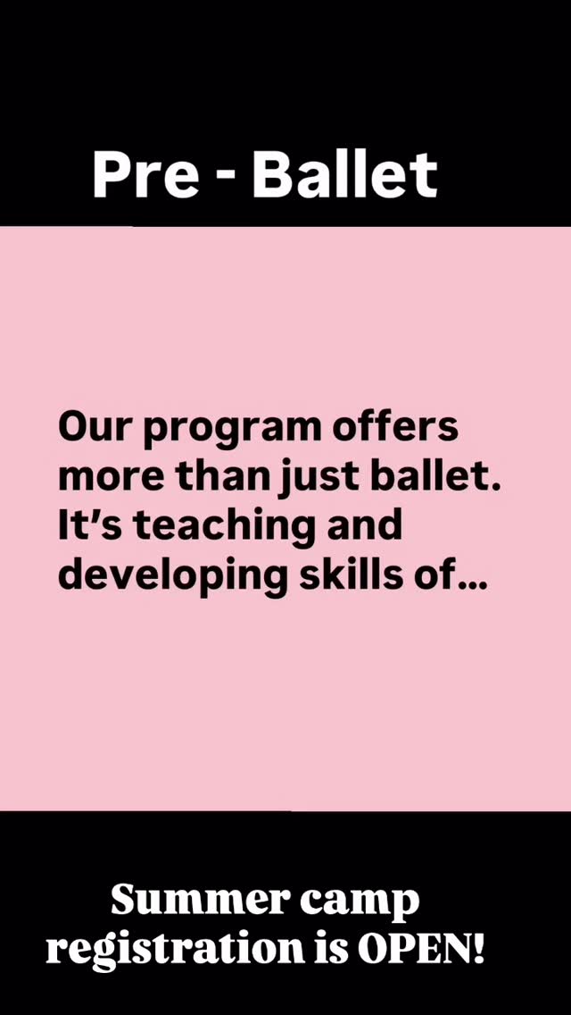 Calling all young dancers!
Our first Pre-Ballet Summer Camp is underway, and we couldn’t be more excited! Give your child the opportunity to build confidence, explore creativity, and discover the joy of dance in a fun and encouraging environment🩰
📅 June 8 – July 17
Register today! 🔗 in bio or visit www.littletonballetacademy.org/pre-schooldancecamps to learn more about camp activities and program details!
#preballetsummercamps #preschooldancecamps #summerdancecamps #preballetdancers #aspiringdancers
