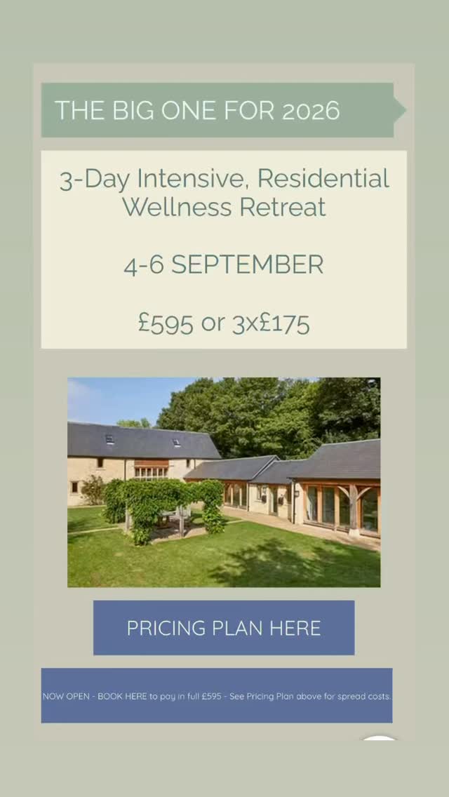 It is time!
Retreat to the Cotswolds!
3 days and 2 nights of immersion into movement, flow, breath, strength, great food, guest presenters, sound bath @gemmahookeryoga wild swimming (or towel holding), cosy fires and lovely company.
It is time for you. A deepening connection and reset.
A path to the next level of you, feeling anchored, nourished and in your capacity.
@amplified_human_book
I offer a lot! And it all comes together in my retreats. That’s why I love doing them!
This year, a good friend of mine has also established @enwildretreat and it will be such a pleasure to be part of this, teaching a class and supporting the natural environment.
#movebreatheperform
#bodybrainheart
#timeandspace
#fascialflow
#beallthehumanyoucanbe
Booking links in my bio 🌺
And at @enwildretreat