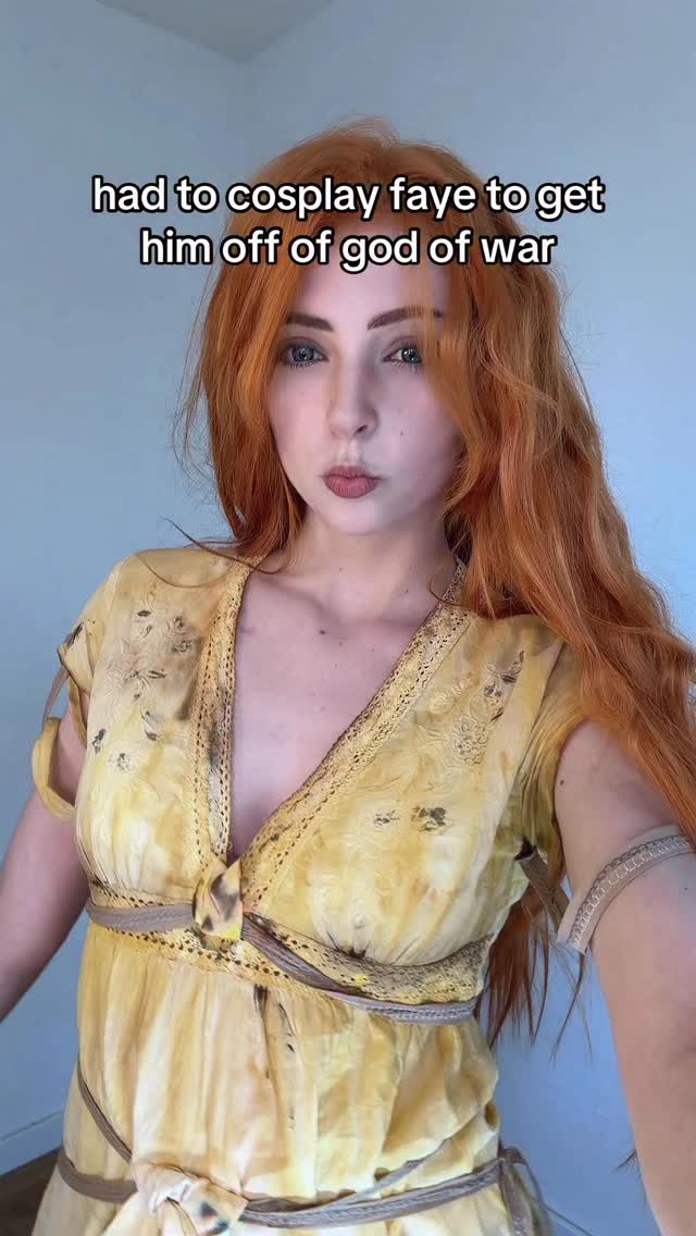 the sword looks so goofy I need to make the actual one #godofwarlaufey #godofwar #faye #laufey #cosplay