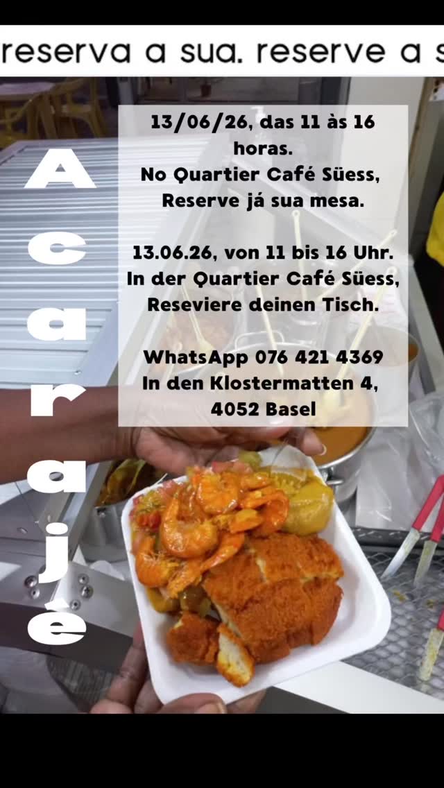 NEU! Von 11 bis 16 Uhr jetzt.
Reserviere deins ❤️🤍💙
AGORA das 11 às 16 horas.
Reserve já o seu 💙🤍❤️
#acarajé #acarajedabahia #breitequartier #lokalbusiness #kmuunterstützen