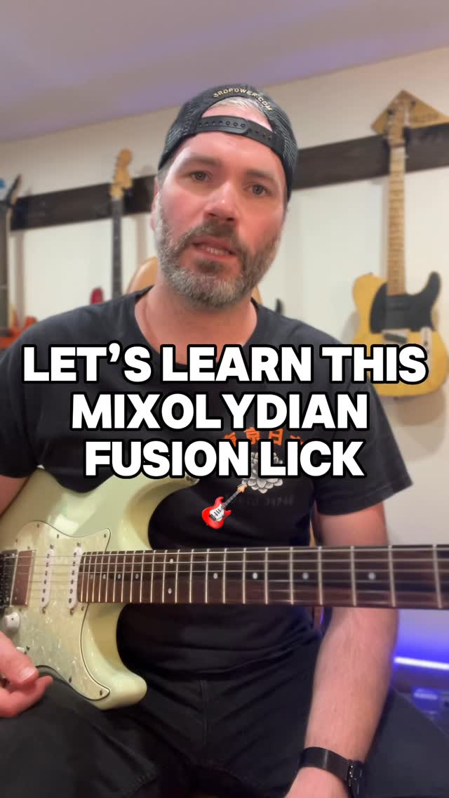 Check out this Mixolydian Lick taken from a recent performance 🎸 Downloadable tabs in pdf and Guitar Pro files are available on my Patreon. Link in bio
#guitar #music #guitarlessons #lesson #guitarlesson