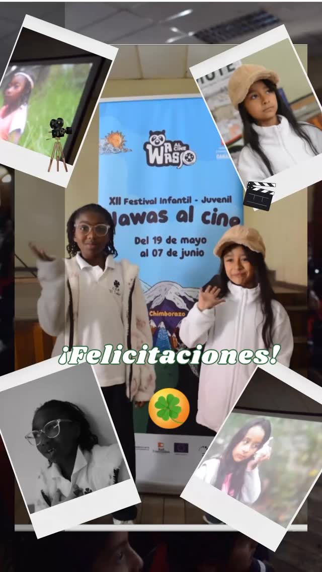 Cuando una historia nace en el aula, puede llegar muy lejos. Gracias a la invitación del Festival Wawas al Cine @festivalwawasalcine nuestras estudiantes Adelyn Arce y
Emilia Borja viajaron a Guamote, Chimborazo, para compartir Cósmicas, el cortometraje
creado como parte del proceso formativo del Taller de Cine de El Trébol Montessori.
Durante tres funciones, niñas, niños, jóvenes y familias pudieron encontrarse con esta
historia imaginada, escrita y protagonizada por las propias lo estudiantes, quienes además tuvieron la oportunidad de vivir la experiencia de presentar su obra ante distintos públicos.
Felicitamos a nuestras niñas creadoras por este hermoso logro y agradecemos al Festival Wawas al Cine por hacer posible este encuentro.
#ElTrébolMontessori #Cósmicas #WawasAlCine #CineEnLaEscuela@carolina_m_santamaria