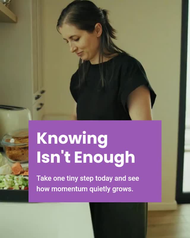 Knowing what to do doesn’t mean you’ll do it. That’s often the hardest step.
We all have moments when plans feel clear, but action stalls. The gap between knowing and doing often comes down to mindset and support.
That’s why having someone who understands your struggles and keeps you accountable can change everything.
Take one small step today and see how it builds momentum.
Link in bio #Healthcoach #Powerof13 #wemeetyouwhereyouare #AccountabilityCoach