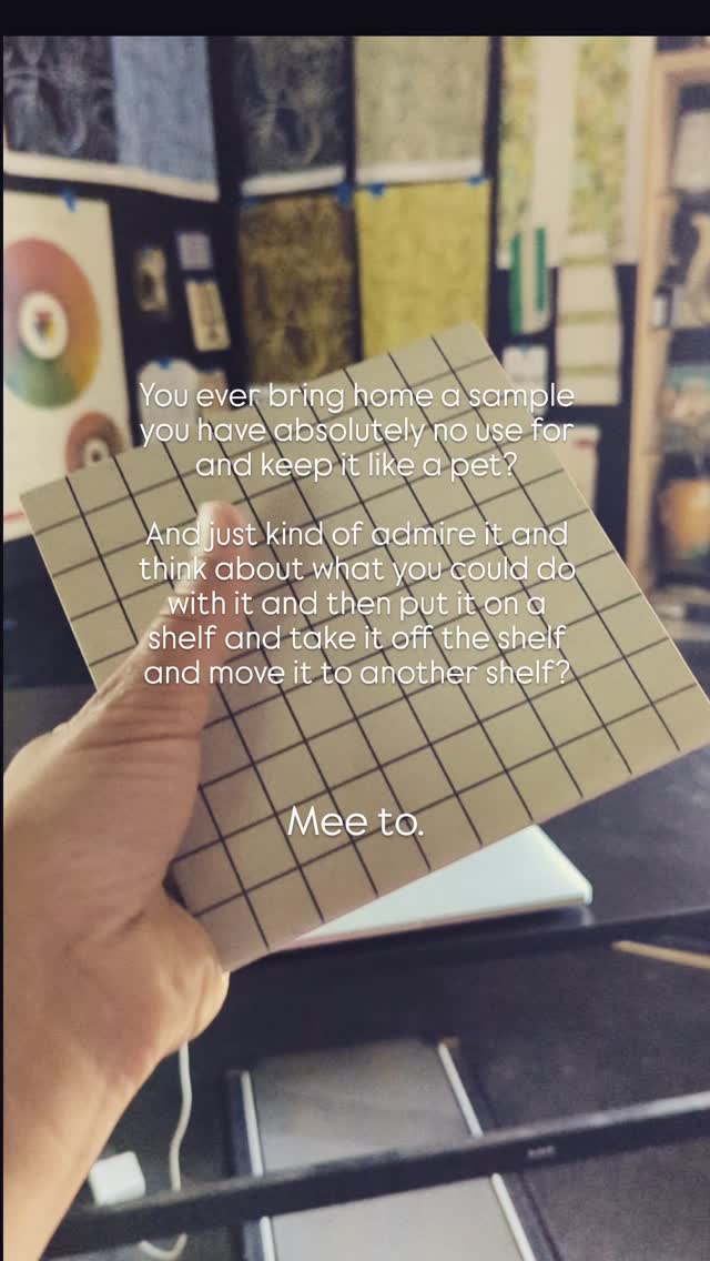 Really into GRIDS right now. Found this excellent ultra matte porcelain tile with a pencil thin grid pattern and I LOVE HIM. Also have you been to Tile and Stone Depot in Kingston yet?? I'm working on a pro bono project with a super tight budget and we found some excellent tile for .99 sq ft and we were thrilled with the selections! 😭🙏🏽✨
#tile
#pets
#interiordesign
#weirdo