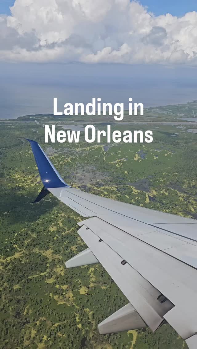One of the more interesting approaches we've seen lately was coming into New Orleans. Lake Ponchartrain, bayous and a sky full of cumulus clouds made for memorable landing views.
.
🏷 #wingview #windowseat #louisiana #landing #neworleansairport
