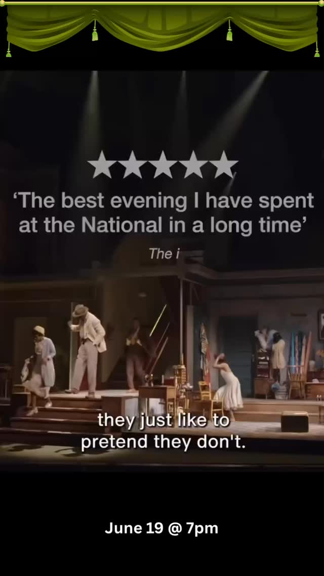 “Blues for an Alabama Sky”
Set during the Harlem Renaissance of the 1930s, the play follows a group of friends in Harlem as they navigate love, ambition, identity, and survival in a changing world. The piece is celebrated for its deeply human characters, emotional complexity, and sharp, beautiful writing.
This acclaimed production stars Samira Wiley (The Handmaid’s Tale, Orange is the New Black) alongside an outstanding ensemble, making it an incredible opportunity for actors to study layered performances, rich relationships, and masterful stage work from one of the world’s leading theatre companies.
🎥 FREE MOVIE NIGHT!
🍿 Feel free to bring snacks and drinks
👥 And if you can, invite a friend who’s never been to Greenlight before! We’d love for new people to experience the space, meet the community, and see what we’re all about.