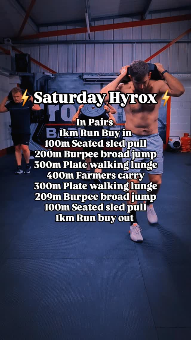 Start your weekend strong πͺ
Our first HYROX class launches this Saturday at 9am.
π₯ Kick start the weekend
πββοΈ Build epic endurance
π Train with awesome people
Whose joining us??
Drop ins welcome just click the link in our bio to secure your place β¬οΈ
Can't wiat to see you π€©
#crossfitbarnsley #hyrox #senditsaturday