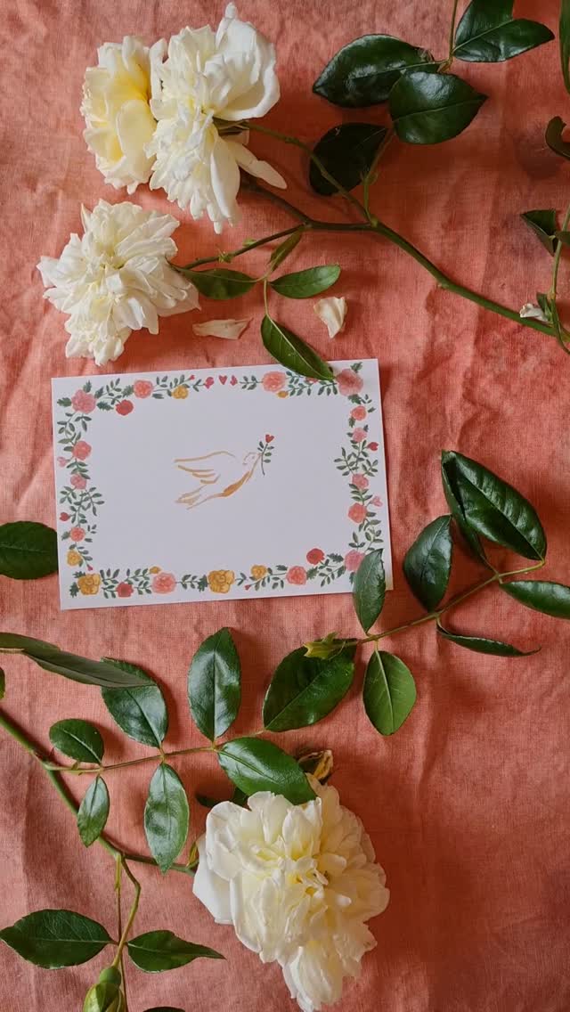 Send Congratulations to the happy couple with "the garden roses & Dove" card 🤍 🕊️
Personalise it:
Add a message and their name on the envelope directly on my website, and I will write it beautiful in calligraphy.
✒️
This card is perfect to send congratulations to those who just got engaged, married or welcomed a new family member. 🤍
Shop at link in bio
www.herminedoublon.com
#weddingcards #engagementcongratulations