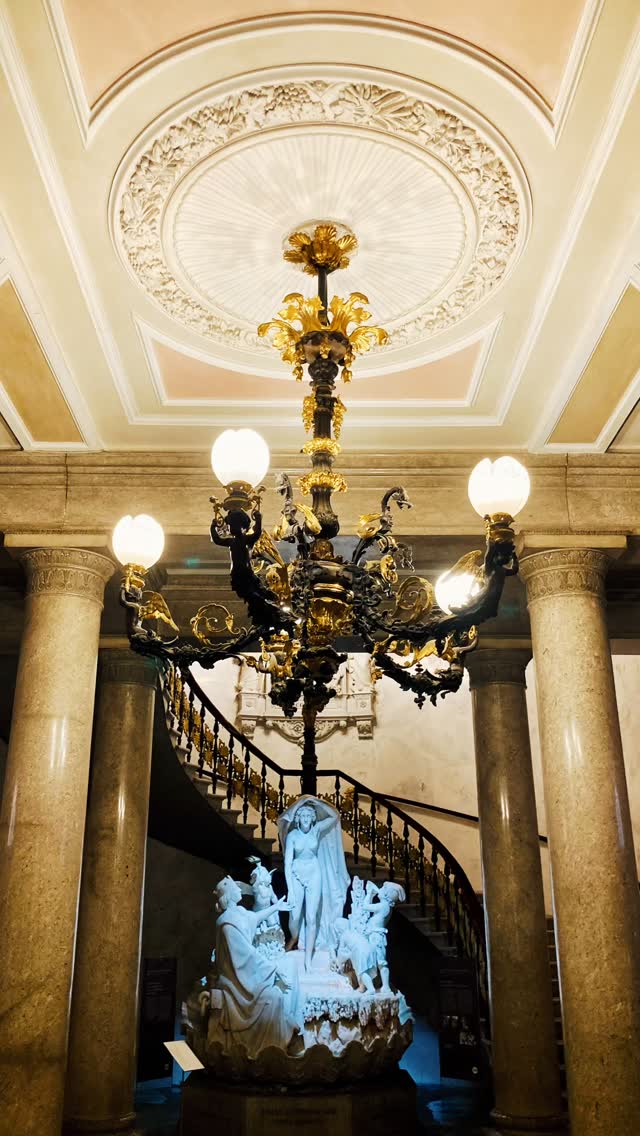 There is a distinct, poetic melancholy to the interiors of Palazzo Revoltella in Trieste. Commissioned by the merchant tycoon Pasquale Revoltella (1795–1869) and designed for him by the Berlin architect Friedrich Hitzig (1811–1881) this palace is a monument to 19th-century refinement—where neoclassical precision meets the richness of historicism.
To walk through these rooms is to experience a masterclass in scale and shadow. The contrast of pristine white marble against deep, lacquered woods creates an atmosphere that is profoundly luxurious. An architecture of precision and abundance, seamlessly weaving the relics of antecedent eras into a poetic dialogue.
At Eisenhofer Antik, we sometimes travel across Europe—but wherever we wander, we keep our eyes open for those historic sanctuaries, curating pieces that bring the soul of European heritage into the contemporary space.
#EisenhoferAntik #PalazzoReLate #PalazzoRevoltella #TriesteAesthetic #19thcenturyart