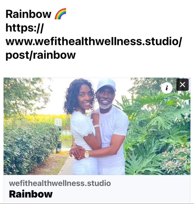 Rainbow 🌈
https://www.wefithealthwellness.studio/post/rainbow