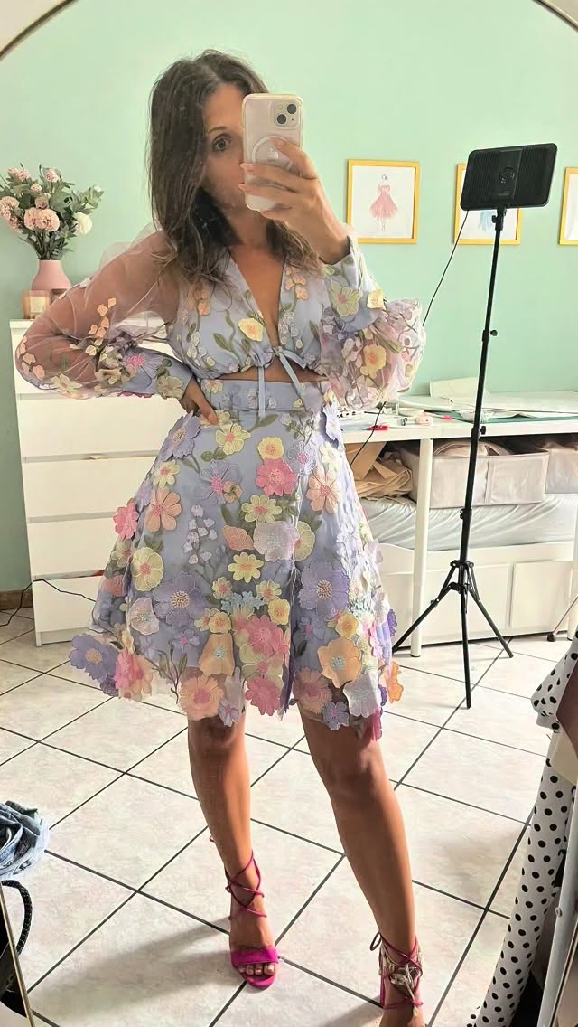 Summer and the perfect flower dress. You would not believe how nervous I was to cut into this fabric. I did make a toile of my design first to make sure it worked which it did and then I just had to go for it. I think it turned out really well.