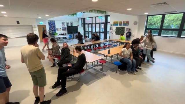 The most exhilarating and heartbreaking game we play in class. 😂 Can you guess what’s happening?
We played ‘The Card Game’ to celebrate finishing our film shoot for ‘Something Blue’ which will drop on our YouTube channel in two weeks time… 🎬 🍿
#dramagames #liverpool