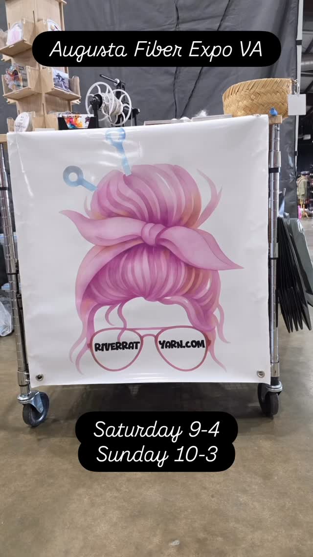 We are at the Augusta Fiber Expo in VA this weekend. Saturday 9-4, Sunday 10-3 be sure to stop by and say hi!
#fiberfestival #fiber #yarn