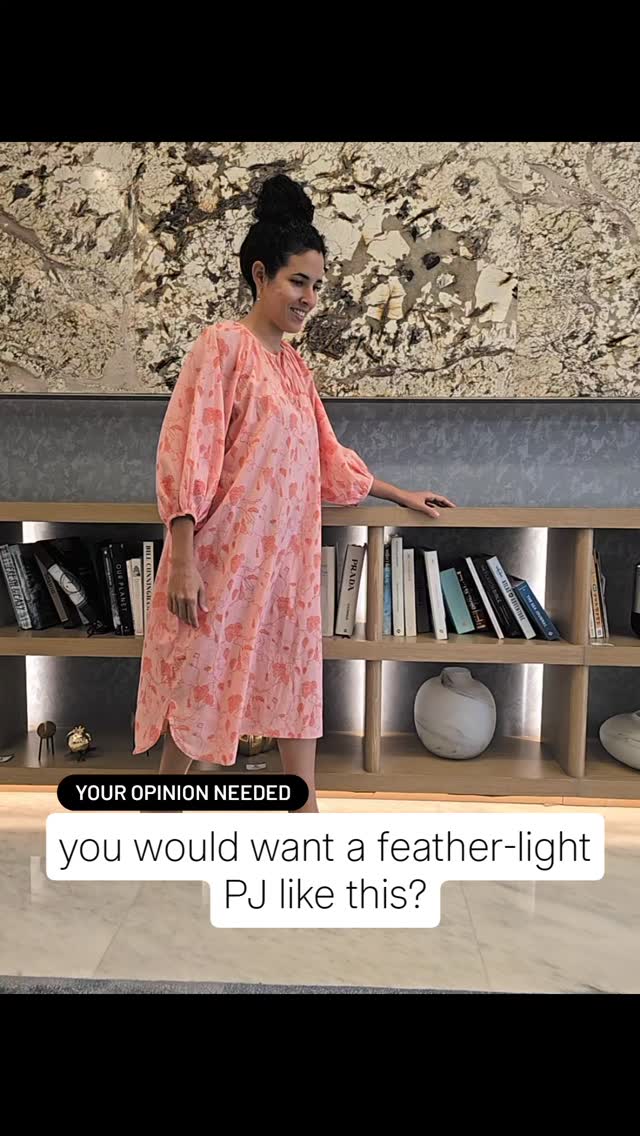 Cloud-like softness meets exclusive artisan prints. 🌸🤍 We’re obsessed with how feather-light, breathable, and unique these hand-block printed PJs are. Would you want one in your sleepwear collection? Drop your vote below! 👇
