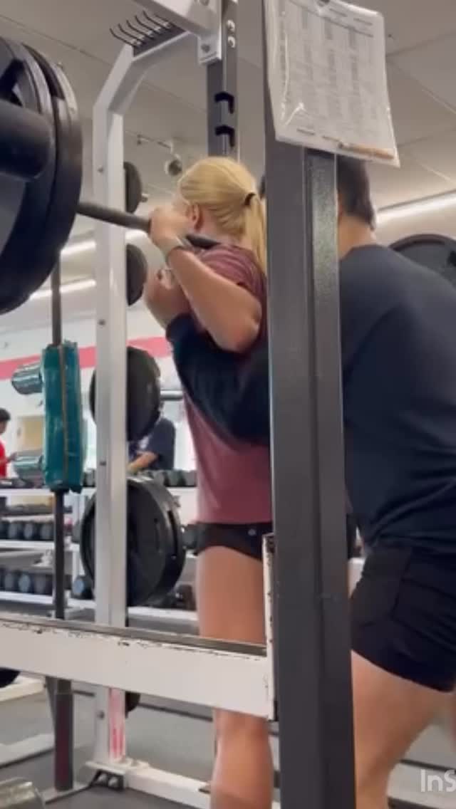 FIERCELY COMPETITIVE & COACHABLE… 245 lbs BS, 160 lbs BP, some power snatch work (w/ 35-40 kg), and some reactive plyo work from McKenzie Hadfield (freshman track & field athlete at Virginia Tech University). This young woman is an absolute beast in the weightroom. Ever since she started lifting last summer she has been an amazing spark of competitive energy in the weightroom…GREAT WORK DUDE!!! #Track #Squat #Bench #Snatch #Athlete
_________________________________
_________________________________
_________________________________
“Find your passion whatever it may be. Become it and it becomes you, and you will find great things.” — Bob Blanton ✅ CHECK US OUT ✅
www.totaltraininginc.com
_________________________________
_________________________________
👍 LIKE US ON FACEBOOK 👍
@totaltrainingincrva @mckenzie_hadfield