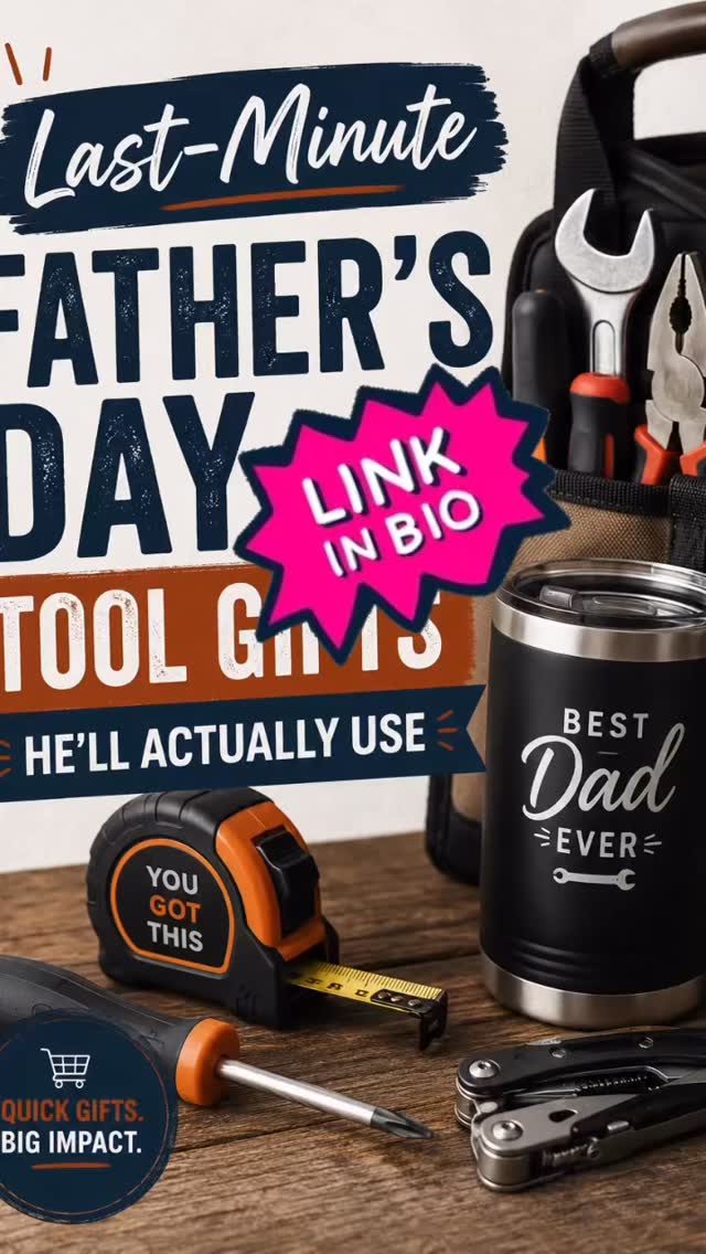 Last Minute Father’s Day Gift Ideas
#FathersDay #FathersDayGifts #ToolGifts #DIYDad #giftsfordad