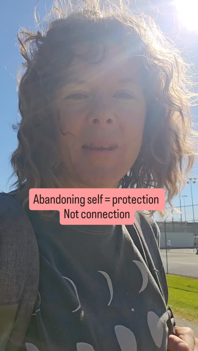 So many of us abandon ourselves to try to connect, when in reality, we're separating ourselves in protection.
Sometimes that's necessary. For most of us, though, we're trying to learn to undo that learned behaviorβthat serving pattern of protection.
If it's feeling like it's time to rewrite that story of protection, then one of my favorite tools to use is always to begin with the self. You are the one who can begin this immediately and start turning to the self with love, affection, and that gleeful awe of getting to live this life with your body and with your nervous system.
Befriending yourself is one of the first steps to healing.
If you like this content and are interested in more, DM me "workshop" for my upcoming workshop in July.