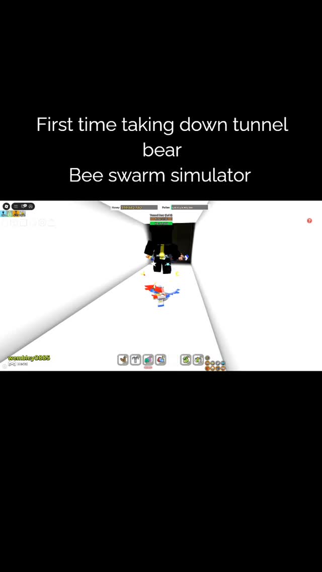 Got back in bee swarm simulator lately. Finally took out tunnel.bear.
#gaming #gamingmom #roblox #beeswarmsimulator #gamingreels