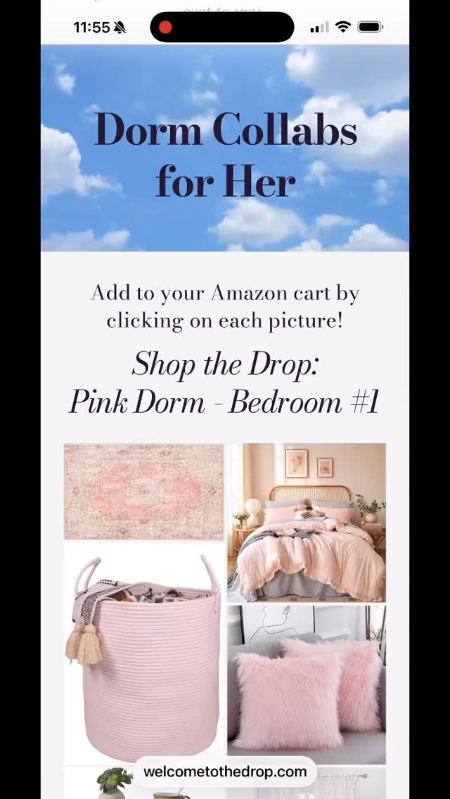 Just a peek at our dorm collab favorites we have on our website. Come on over to see what is on sale through Prime Day savings through tomorrow!
www.welcometothedrop.com/collab-drop
#collegebound #dormlife #dormideas #collegeparents #dormdesign