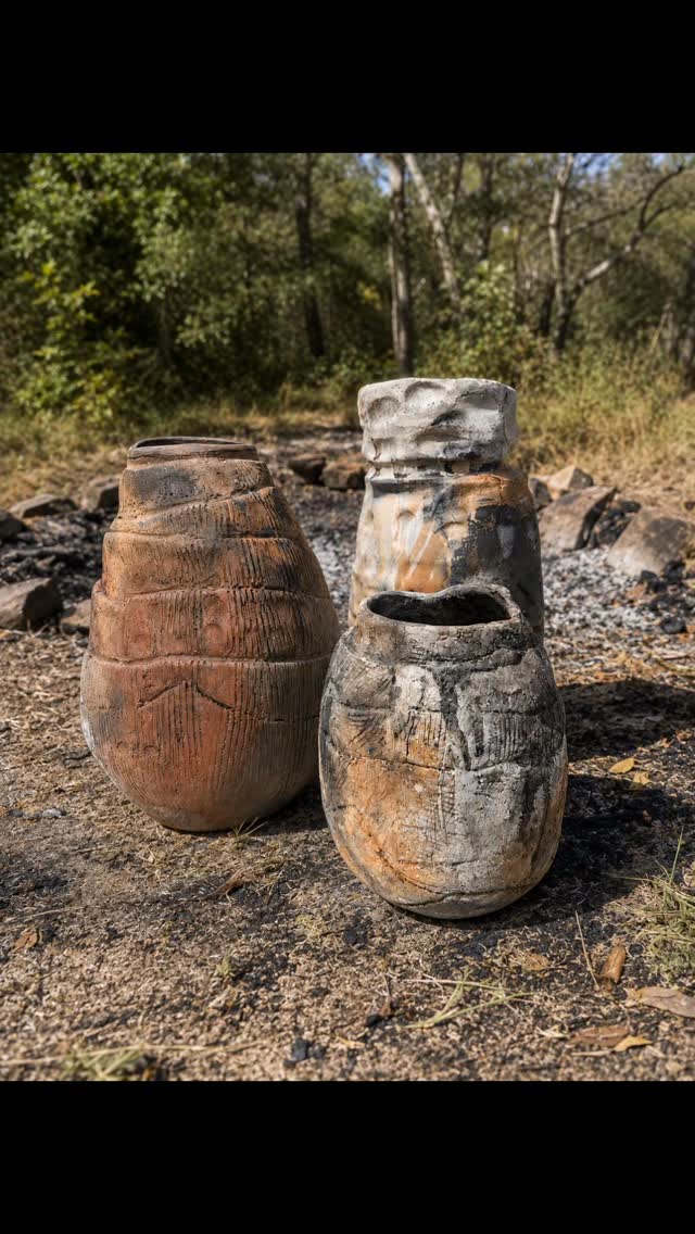 What an incredible weekend. ✨
Sharing, learning, laughing, firing.
Pit firing, wood firing, raku, sawdust, copper fuming and saggar firing—each process bringing its own surprises, challenges and magic. But as inspiring as the techniques are, it's the people who make it truly special.
Grateful for the conversations around the fire, the generosity of shared knowledge, and the friendships that continue to grow through clay.
The pottery tribe. The best company. The perfect way to spend Winter Solstice. 🔥
My heart is full. So much gratitude for Kerry and Wolf of @hartfiredesigns for sharing there home and knowledge with us. 🧡 Looking forward to the next one.
#WinterSolstice #PitFiring #WoodFiredPottery #PotteryCommunity CeramicArt