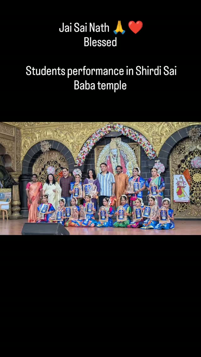 A dance teacher doesn't just teach steps; she watches her own dreams take flight through the joyful movement of her students' feet.
#Bharatanatyam performance #sangitharanga dance and music school Surat.