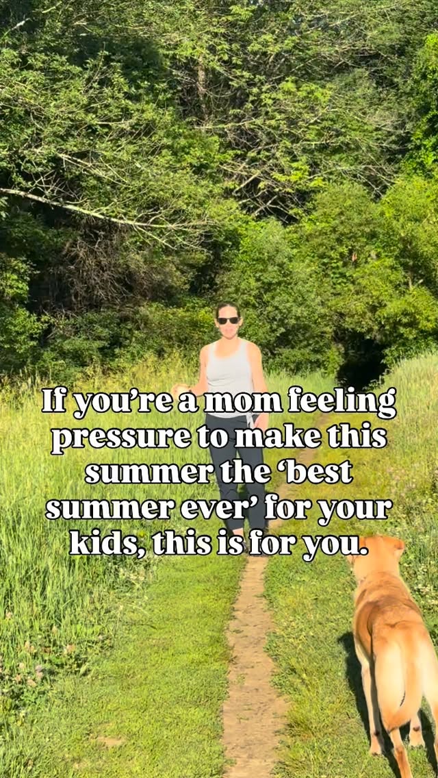 As a mom and therapist, I see so many women carrying the pressure to create the “perfect” summer:
☀️ The activities
☀️ The vacations
☀️ The memories
☀️ The fun
But your kids don’t need a perfect summer.
They need a mom who gets to enjoy summer too.
A mom who laughs.
A mom who plays.
A mom who rests.
A mom who isn’t running on empty.
This summer, instead of asking:
“How can I make this magical for my kids?”
Try asking:
“What do I need to actually enjoy this summer, too?”
Because your well-being is part of your family’s well-being. 💛
What’s one thing you’re doing for yourself this summer?
#momwellness
#selfcareformoms
#intentionalmotherhood
#mindfulmotherhood