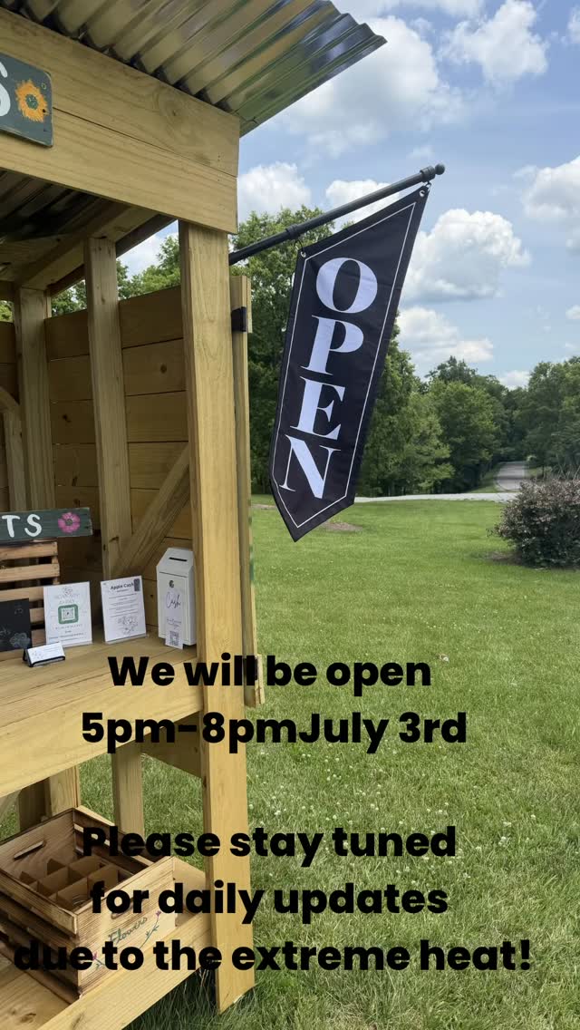 šø Farmstand Update ā July 3 šø
Due to the extreme heat, weāre adjusting our Farmstand hours.
š The Farm at Remmingtonās Run FarmstandāØšļø Today, July 3āØā° Open 5:00ā8:00 PM
Thank you for your understanding as we work to keep everyone safe while bringing you fresh, locally grown flowers. Please stay tuned for daily updates on Farmstand hours and availability.
We canāt wait to see you this evening! š
#TheFarmAtRemmingtonsRun #HarrodsburgKY #KYLocal #LocallyGrownFlowers #Farmstand